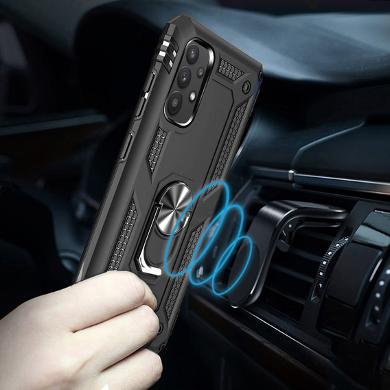 Pancéřové pouzdro pro Samsung Galaxy A72 5G, Nox Case Ring, modré