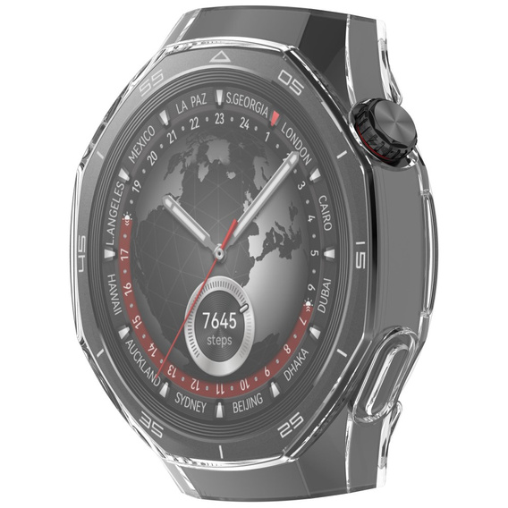 Pouzdro 2v1 s ochranou displeje pro Huawei Watch GT 5 Pro 46mm, průhledné