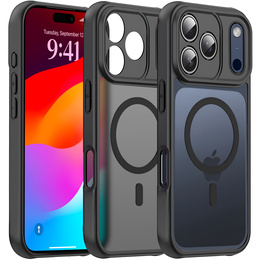 Matné pouzdro pro iPhone 17 Pro Max, pro Magsafe, matně černé