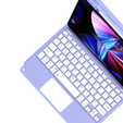 Pouzdro + klávesnice iPad Air 10.9 4 2020 / 5 2022, Touchpad, fialové