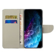 Klopové pouzdro pro Motorola Moto G73 5G, Wallet, Eiffel Tower, bílé
