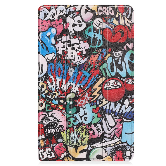 Pouzdro pro Lenovo Tab M8 Gen 4 TB-300FU, Smartcase, graffiti