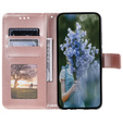 Klopové pouzdro pro Samsung Galaxy A35 5G, Mandala, růžové rose gold