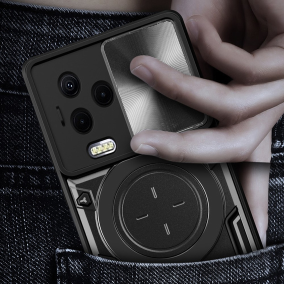 Pancéřové pouzdro pro Infinix Note 12 2023, CamShield Slide, černé
