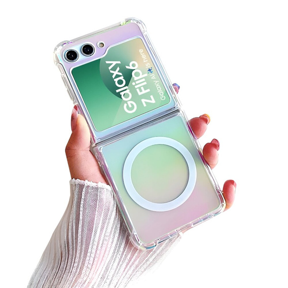 Pouzdro pro Samsung Galaxy Z Flip7 FE / Z Flip6, Fusion Hybrid, pro MagSafe, vícebarevné