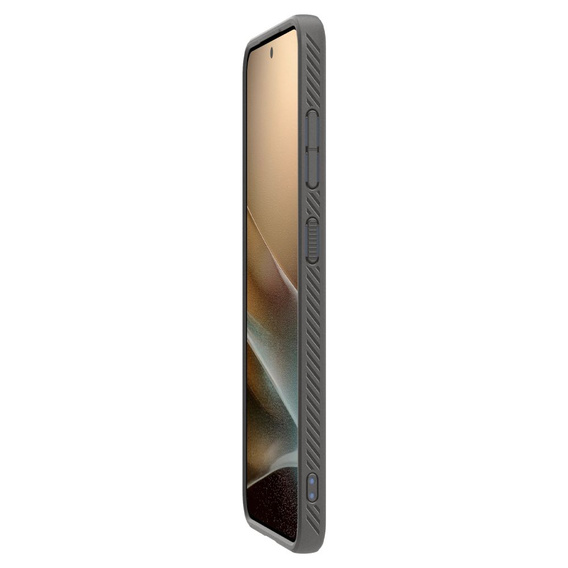 Pouzdro Spigen pro Samsung Galaxy S25, Liquid Air, černé + 9H tvrzené sklo