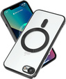 Pouzdro pro iPhone 7 / 8, Electro MagSafe, černé + sklo na displej