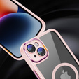 Pouzdro pro iPhone 13, ERBORD Impact Guard, MagSafe, růžové