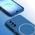 Silikonový obal pro Samsung Galaxy A17 5G, pro MagSafe, modrý