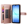 Flipové pouzdro Wallet Zipper Pocket pro Samsung Galaxy A17 5G, Wallet Zipper Pocket, peněženka, růžové