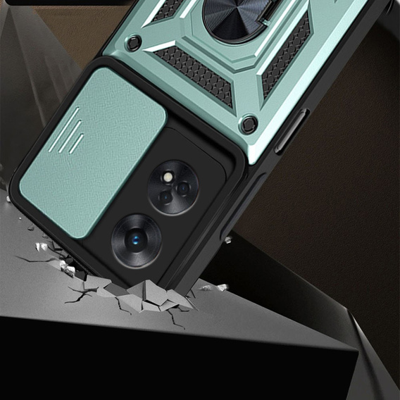 Pouzdro pro Oppo Reno8 T, CamShield Slide, zelený