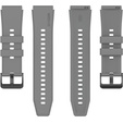 Pasek silikonowy 22mm uniwersalny - Szary