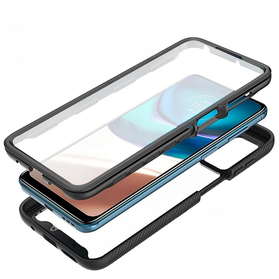 Pouzdro pro Motorola Moto G42 4G, Shockproof, s fólií, černé