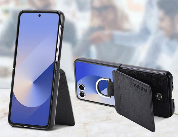 Pouzdro se slotem na kartu a kroužkem pro Samsung Galaxy Z Flip7