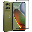 3D tvrzené sklo pro Motorola Moto G15 / Motorola Moto G15 Power, černý rámeček
