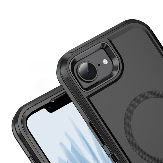 Pouzdro s rámečkem pro iPhone 16E, pro MagSafe, černé