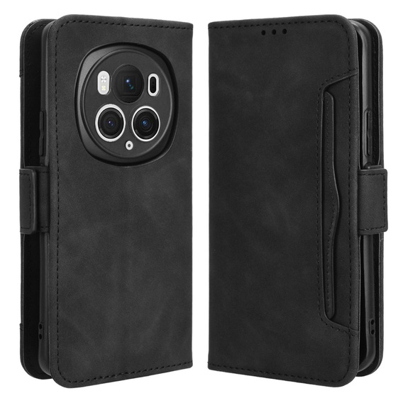 Klopové pouzdro pro Honor Magic 6 Pro 5G, Card Slot, černé