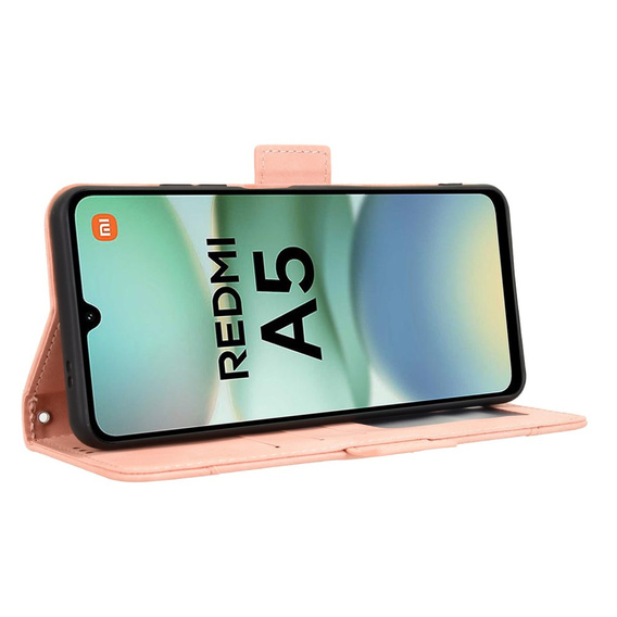 Klopové pouzdro pro Xiaomi Redmi A5, Card Slot, růžové
