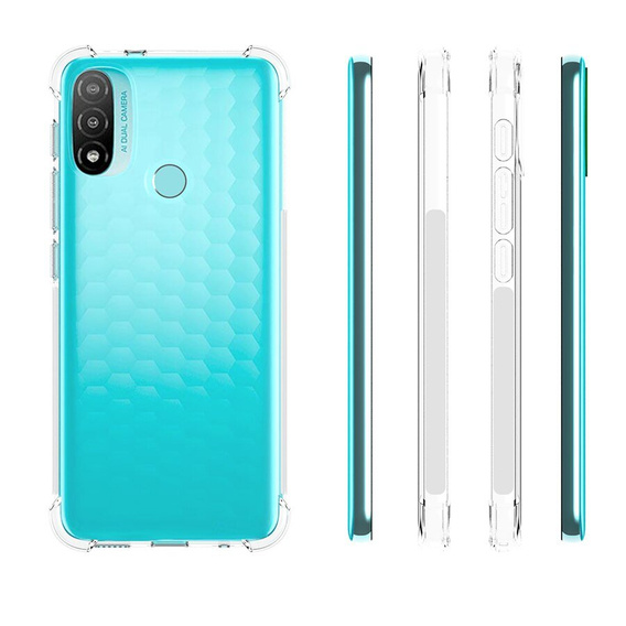 Pouzdro pro Motorola Moto E20/E30/E40, Dropproof, průhledné