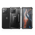 Pancéřové pouzdro pro iPhone 14 Pro Max, Dexnor Full Body, černé