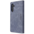 Pouzdro pro Samsung Galaxy A54, ERBORD Vintage peněženka s klopou, šedé