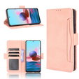 Klopové pouzdro pro Xiaomi Redmi Note 10 Pro, Card Slot, růžové