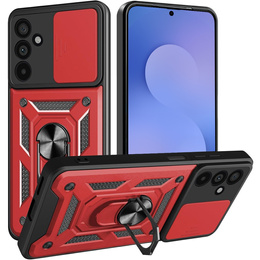 Pouzdro pro Samsung Galaxy S25 FE, CamShield Slide, červené