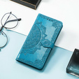 Klopové pouzdro pro Oppo A40 / Oppo A40m, Mandala, modré