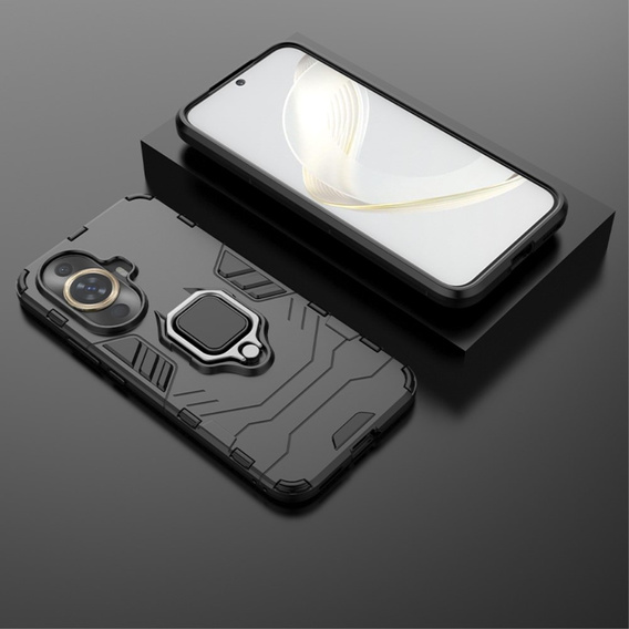 Pouzdro pro Huawei Nova 11 Pro, Kickstand Ring, černé