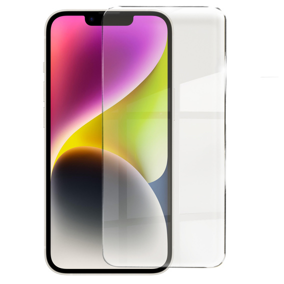 Pouzdro pro iPhone 14, pro MagSafe, ERBORD Matt Case, růžový + sklo na displej