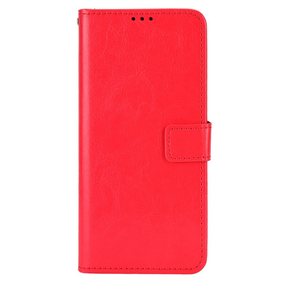 Klopové pouzdro pro Infinix Note 12 5G, Crazy Horse Wallet, červené