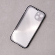 Pouzdro pro iPhone 13, Magnetic Dual Glass, černé