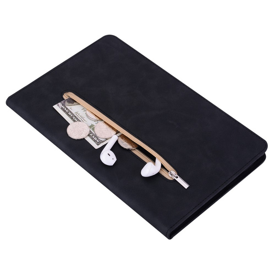 Pouzdro pro Lenovo Tab P11 Gen 2, Wallet Pen Slot, černé