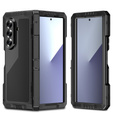 Pancéřované hliníkové pouzdro se stojánkem a držákem stylusu pro Samsung Galaxy Z Fold7 5G