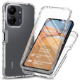 Pouzdro pro Xiaomi Redmi 13C, Shockproof, s fólií, průhledné