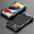 Pouzdro pro iPhone 13, R-JUST AMIRA, pancéřované, černé