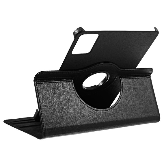 Pouzdro pro Lenovo Idea Tab 11" 2025 TB336FU TB336ZU, otočné o 360°, se stojánkem, černé