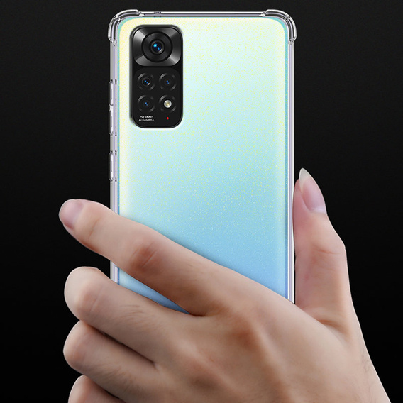 Pouzdro pro Xiaomi Redmi Note 11 / 11S, Dropproof, průhledné