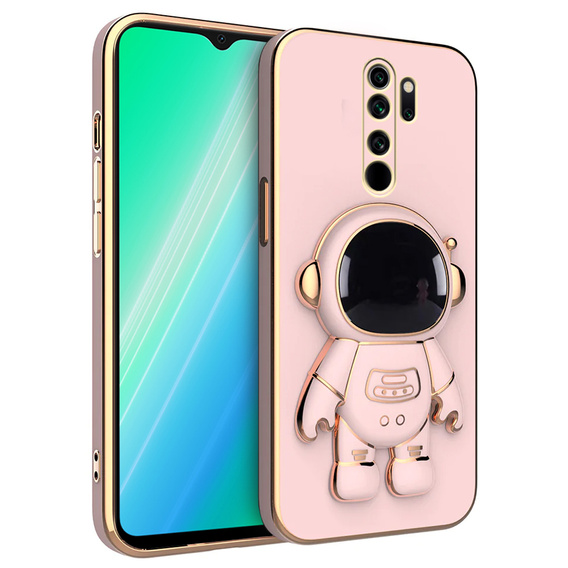 Pouzdro pro Xiaomi Redmi Note 8 Pro, Astronaut, růžové rose gold