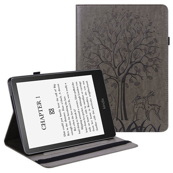 Flipové pouzdro pro Amazon Kindle Paperwhite 5 (2021), tree, modré