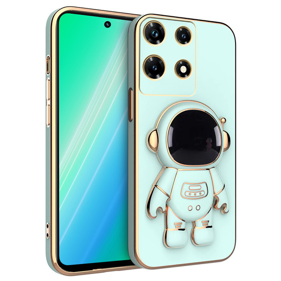 Pouzdro pro Infinix Note 30 5G, Astronaut, zelené