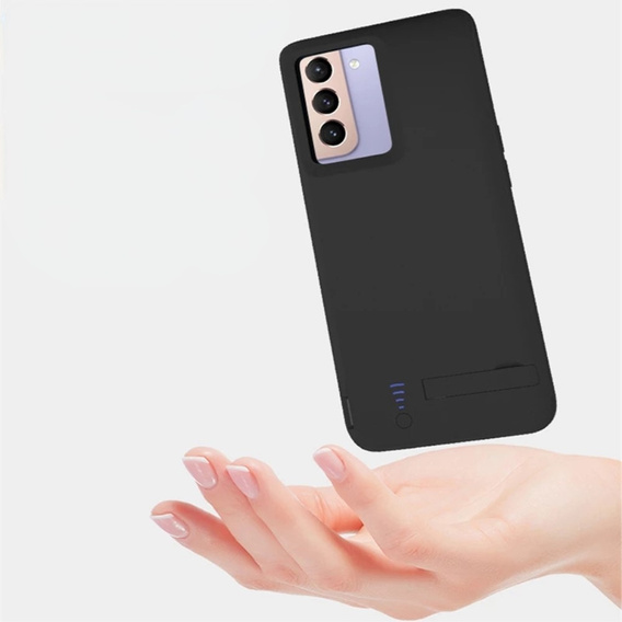 4800mAh bateriové pouzdro pro Samsung Galaxy S21, černé