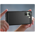 Pouzdro pro Xiaomi Redmi 13C / Poco C65, Carbon, černé