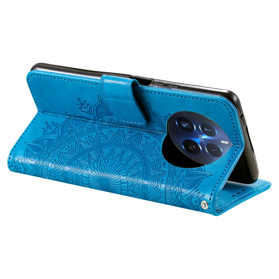 Klopové pouzdro pro Realme 12 Pro 5G / 12 Pro+ 5G, Mandala, modré