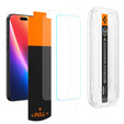 Spigen tvrzené sklo pro iPhone 17 Pro / 17 / 16 Pro, Glas.tR "EZ Fit Pro", čiré