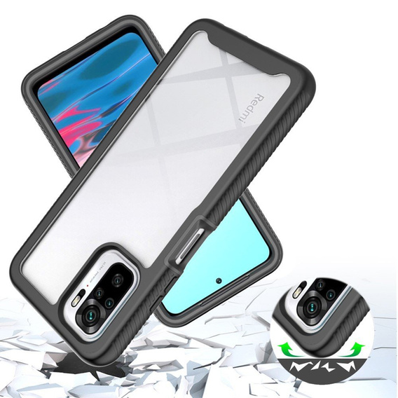 Pouzdro pro Xiaomi Redmi Note 10 / 10S, Shockproof, s fólií, modré