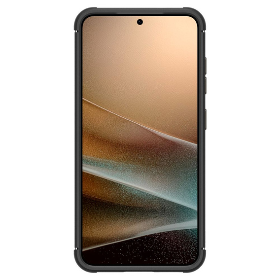 Pouzdro Spigen pro Samsung Galaxy S25, Core Armor MagSafe, černé + 9H tvrzené sklo