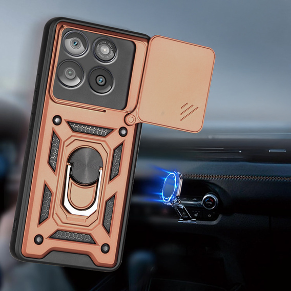 Pouzdro pro Motorola Edge 60 / 60 Fusion, CamShield Slide, růžové