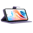 Klopové pouzdro pro Oppo A79 5G, Butterfly, fialové