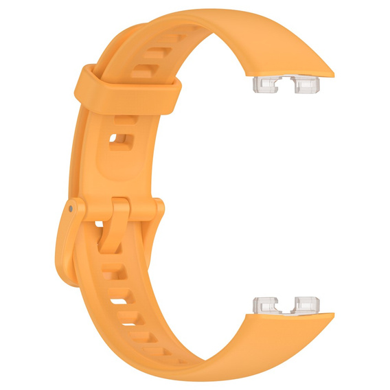 Silikonowy Gumowy Pasek do Huawei Band 8, żółty